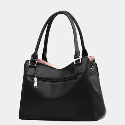 Women Fashion Large Capacity Solid Color Shoulder Bag - Image 5