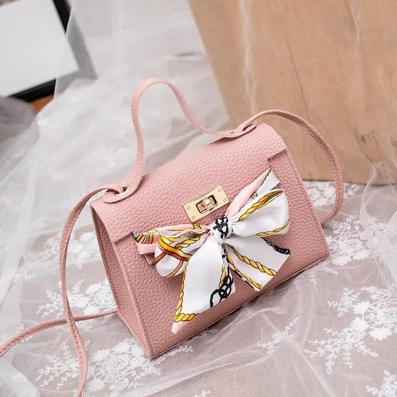327HB1875_115597.webp Women Fashion Ribbon Bow Decoration Crossbody Bag - Image 2