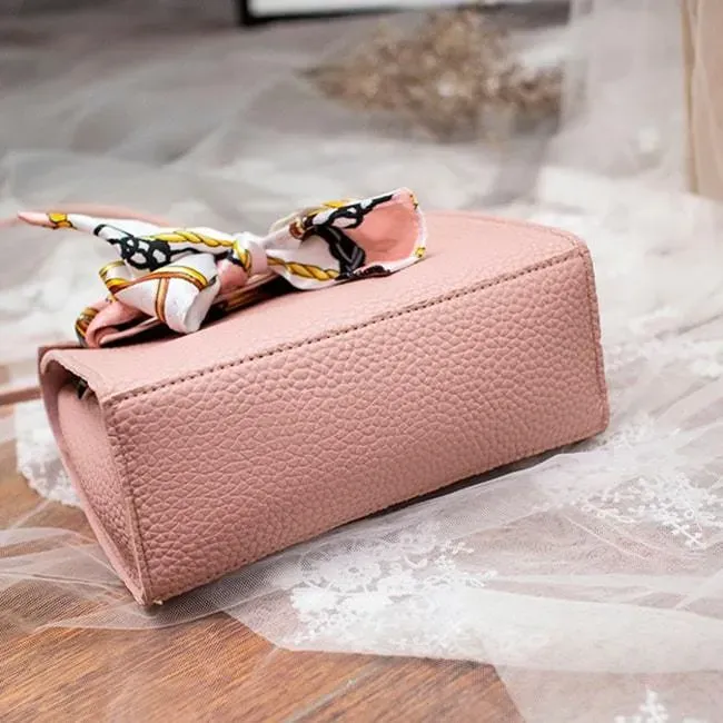 327HB1875_115598.webp Women Fashion Ribbon Bow Decoration Crossbody Bag - Image 3