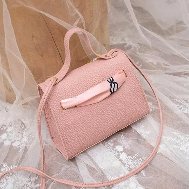 327HB1875_115600.webp Women Fashion Ribbon Bow Decoration Crossbody Bag - Image 4
