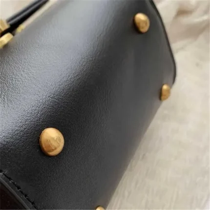 Women Simple Solid Color Metal Ring Decoration Chain Crossbody Bag - Image 5