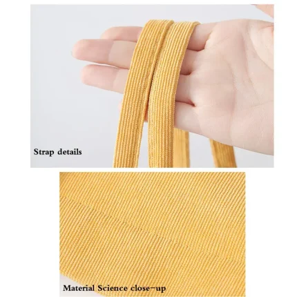 Women Casual Basic Solid Color Large Capacity Corduroy Tote Bag - Image 6