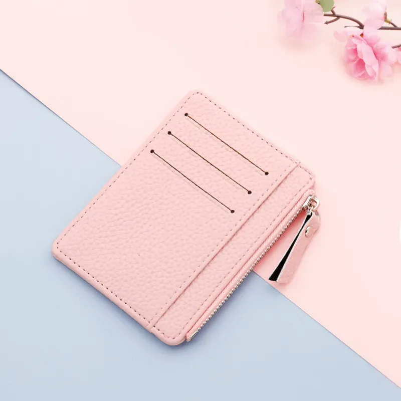 T1035F4F12_113627.webp Women Fashion Slim Candy Color Zipper Wallet - Image 6
