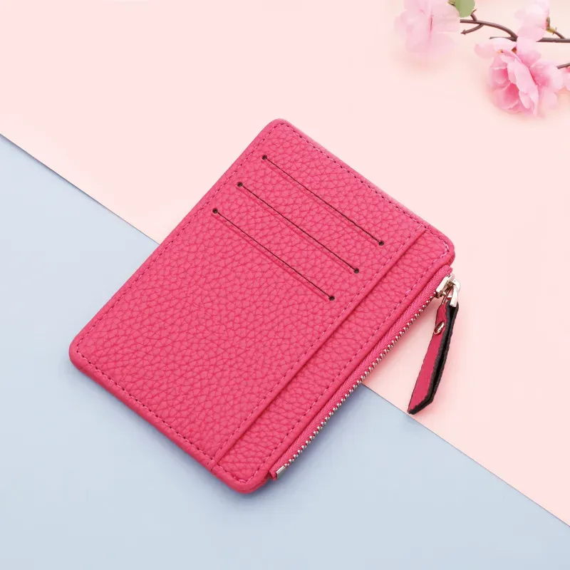 T1035F4F12_113629.webp Women Fashion Slim Candy Color Zipper Wallet - Image 7