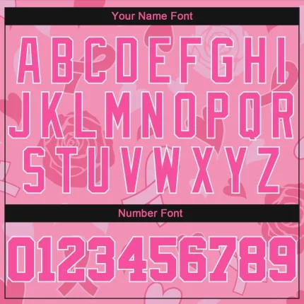 Custom 3D Pink Ribbon Breast Cancer Awareness Month Women Health Care Support Authentic Baseball Jersey - Image 5