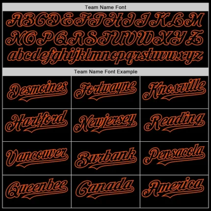 Custom Black Orange-Steel Gray 3D Pattern Design Abstract Splatter Texture Authentic Baseball Jersey - Image 4