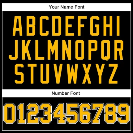 Custom Black Gold Pinstripe Gold-Black Authentic Basketball Jersey - Image 4