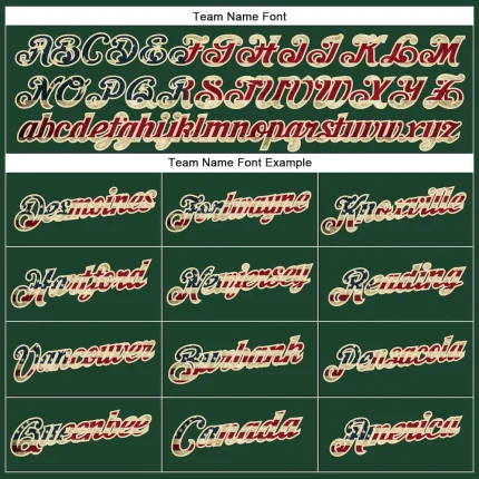 Custom Stitched Green Vintage USA Flag-Cream Sports Pullover Sweatshirt Hoodie - Image 4