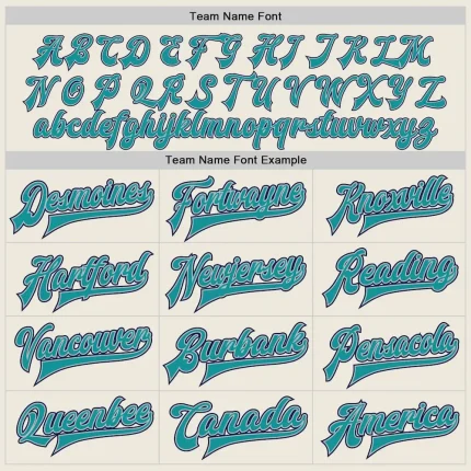 Custom Cream Teal Navy-Gray Bomber Full-Snap Varsity Letterman Two Tone Jacket - Image 4