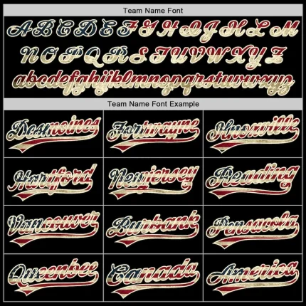 Custom Olive Vintage USA Flag Cream-Black Authentic Throwback Salute To Service Baseball Jersey - Image 4