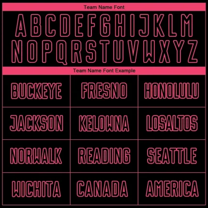 Custom Black Neon Pink Pinstripe Fade Fashion Sublimation Soccer Uniform Jersey - Image 4