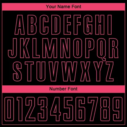 Custom Black Neon Pink Pinstripe Fade Fashion Sublimation Soccer Uniform Jersey - Image 5