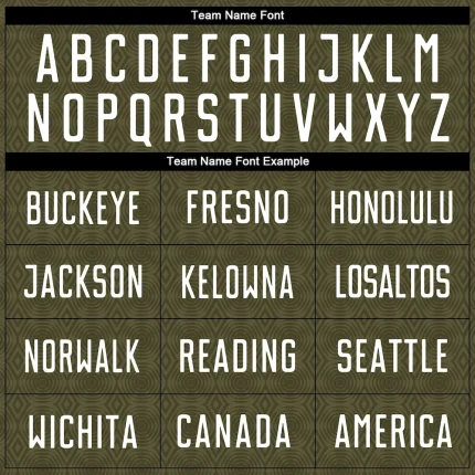 Custom Olive White Geometric Shapes Sublimation Salute To Service Soccer Uniform Jersey - Image 5