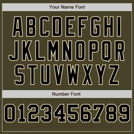 Custom Olive Cream-Black Pinstripe Authentic Split Fashion Salute To Service Baseball Jersey - Image 5