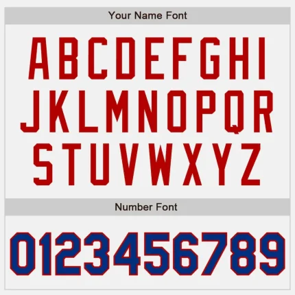 Custom White Royal-Red Authentic Two Tone Baseball Jersey - Image 5