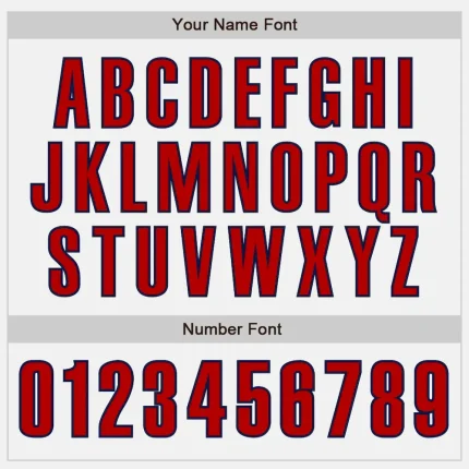 Custom White Red-Navy Authentic Baseball Jersey - Image 5