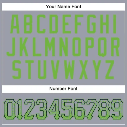 Custom Gray Neon Green-Navy Authentic Drift Fashion Baseball Jersey - Image 5