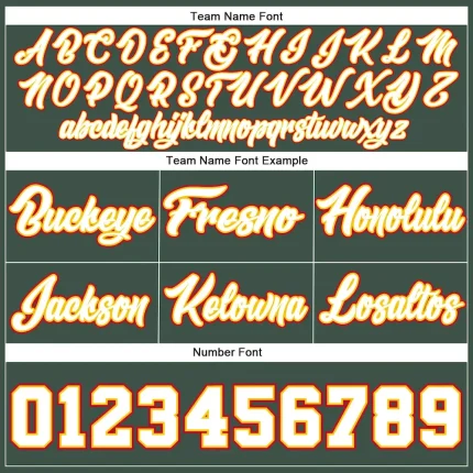 Custom Hunter Green White-Red Authentic Throwback Basketball Shorts - Image 3